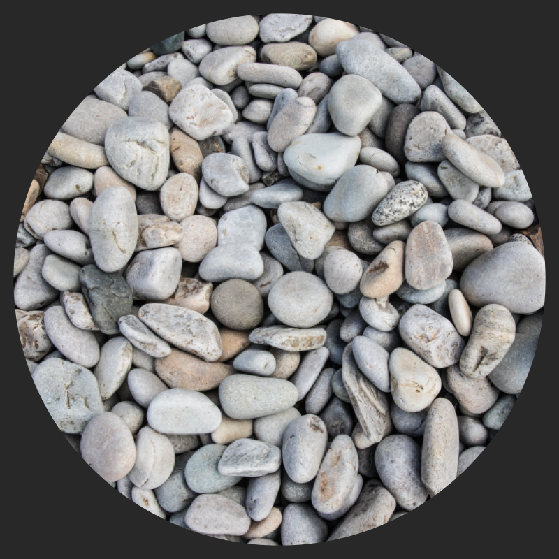 Drobné kameny v koupelně - TenStickers