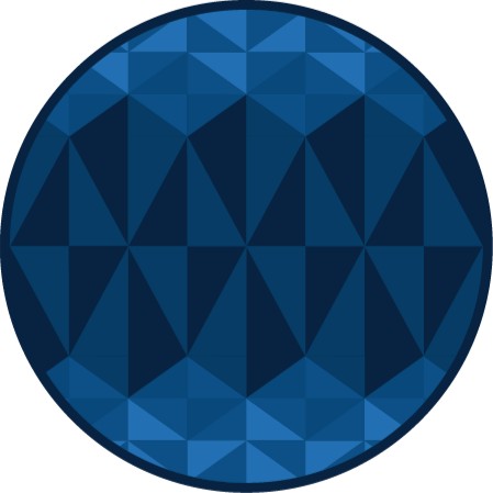 Modré trojúhelníkové geometrické vinylové koberce - TenStickers