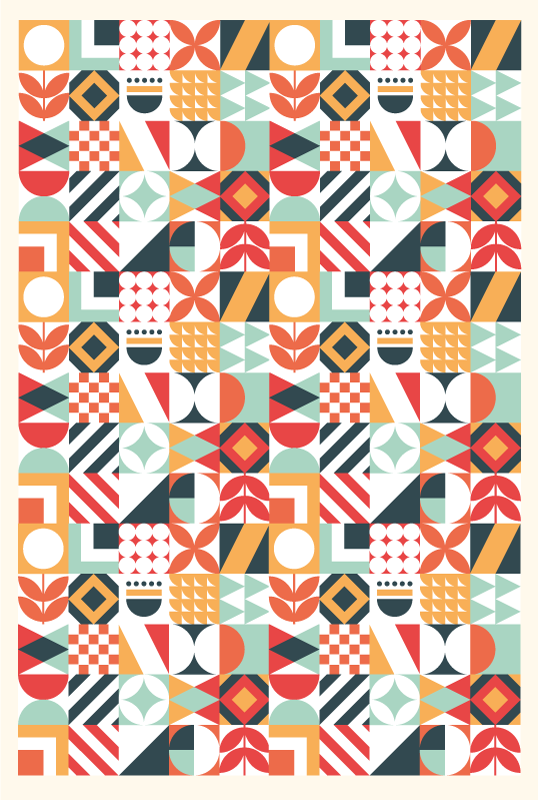 Mozaikové podlahové dlaždice různých vzorů - TenStickers