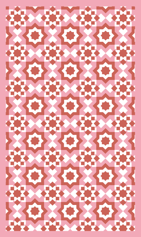 Vinylový koberec s efektem dlaždic v mozaikovém designu - TenStickers