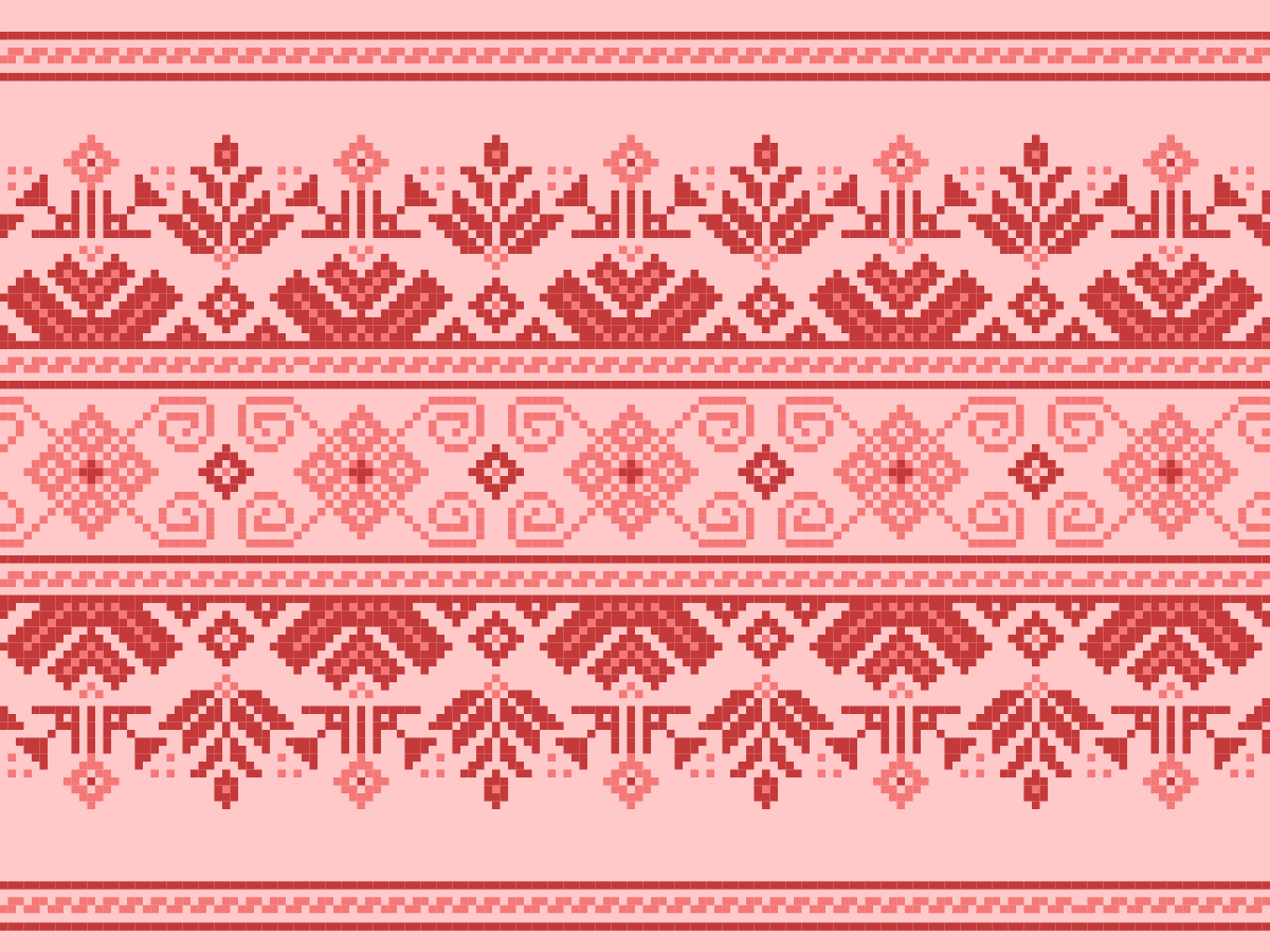 Lidový umění etnický vinylový koberec - TenStickers