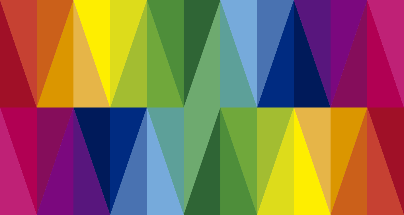 Duhové trojúhelníky geometrické vinylové koberce - TenStickers