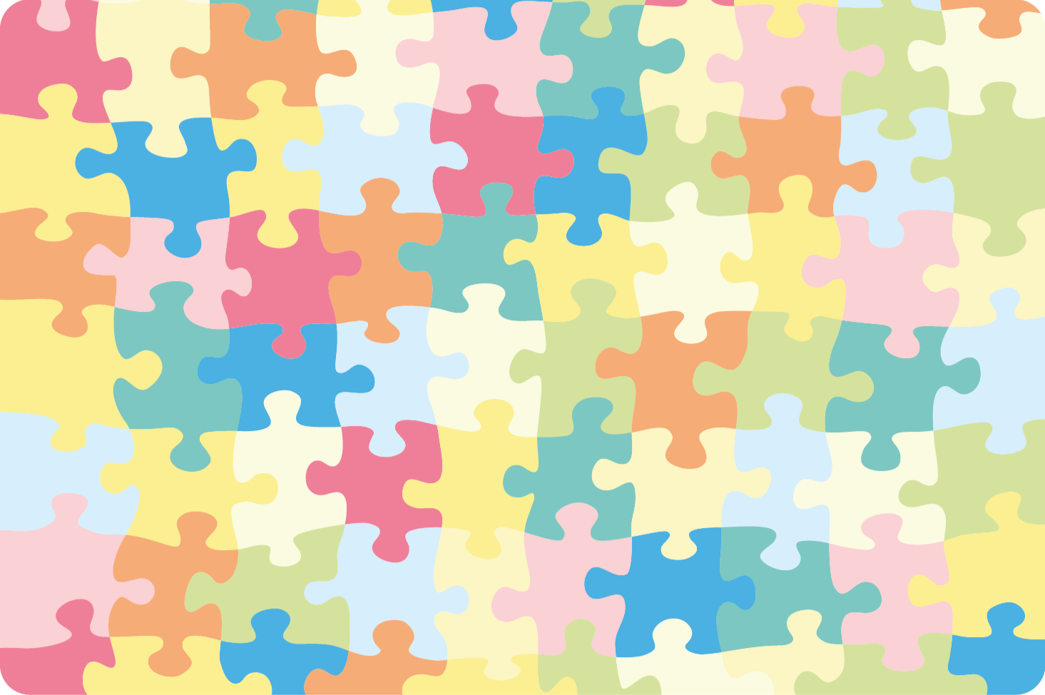 Barevné dílky pro děti vinylový koberec - TenStickers