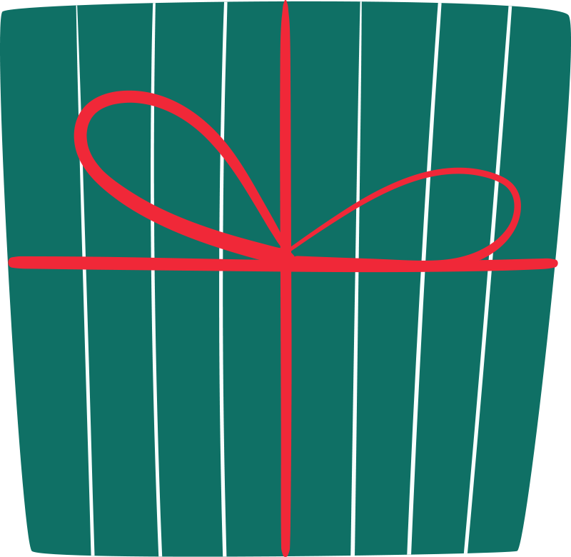 Vánoční dárky vinylový koberec na vánoční stromeček - TenStickers