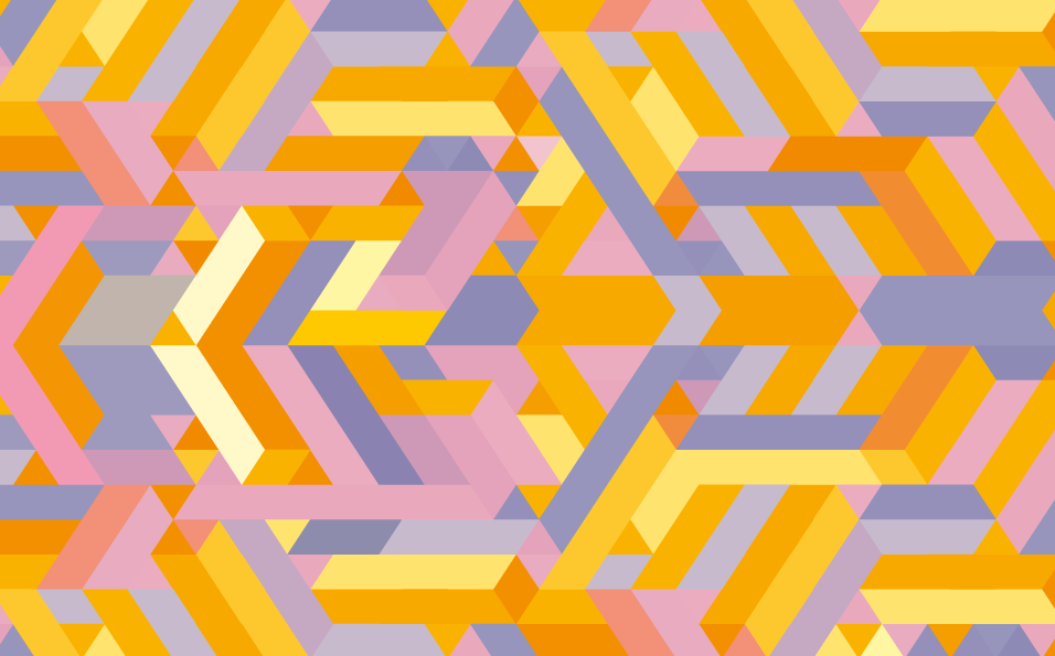 Překrytí geometrického vzoru Koupelnový vinylový koberec - TenStickers