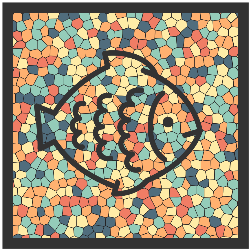 Mozaikové ryby mozaikové podlahové dlaždice - TenStickers