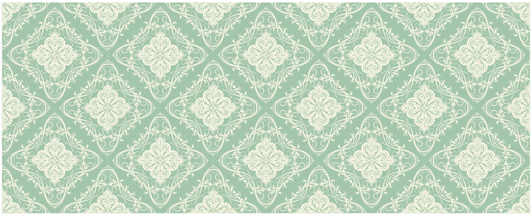 Ornamentální vzor Mozaikový vinylový koberec - TenStickers