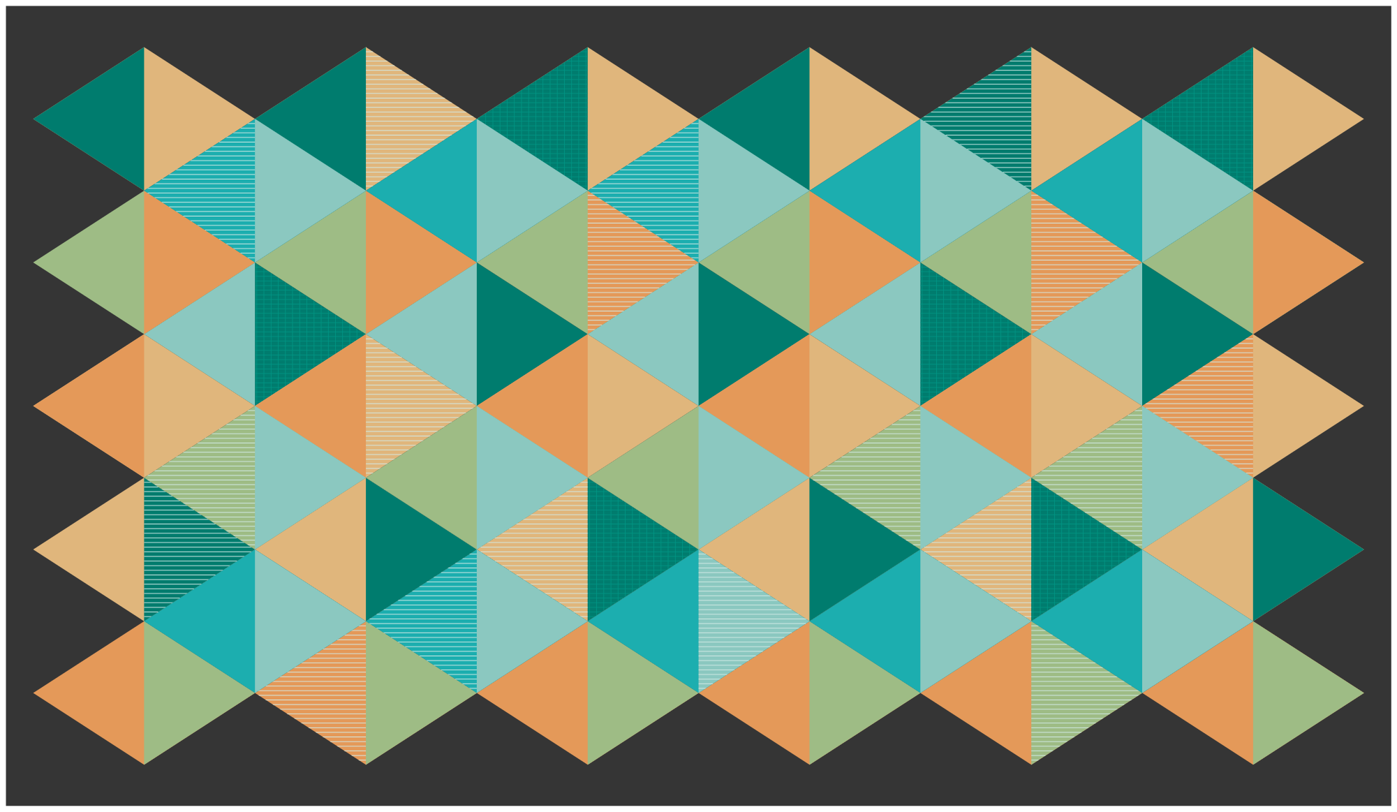 Geometrické vzorované kompozice Geometrický vinylový koberec - TenStickers