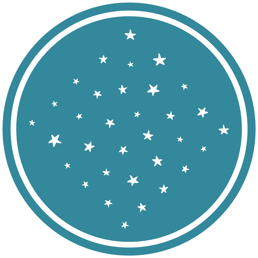 Hvězdný motiv Vinylový koberec s hvězdami - TenStickers