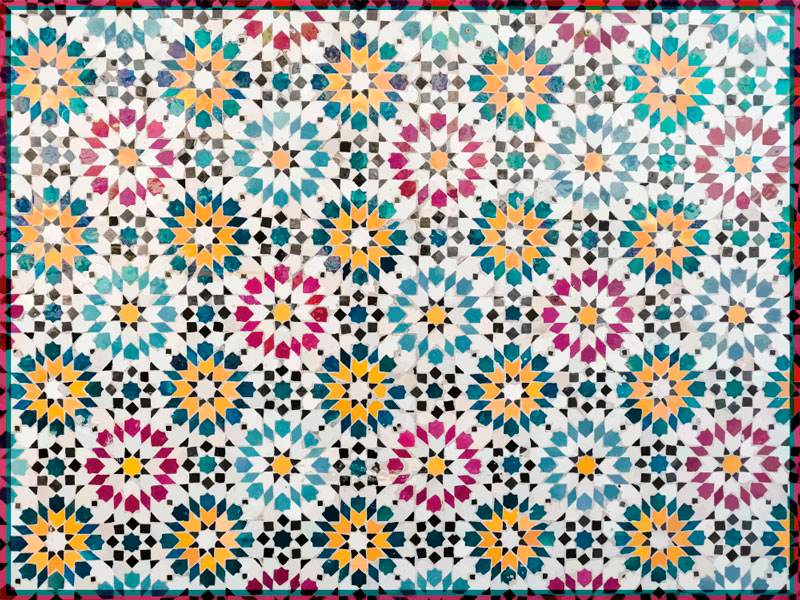 Mozaikový vzor Mozaikový vinylový koberec - TenStickers