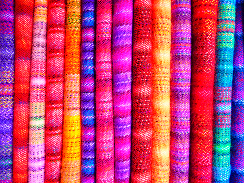 Barevné pruhy mozaiky Vinylový koberec s texturou - TenStickers