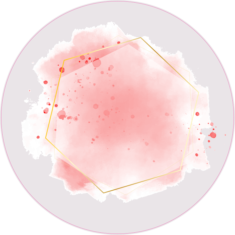 Abstraktní akvarel Minimalistický vinylový koberec - TenStickers