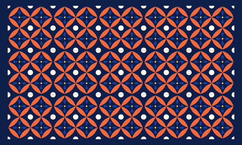 Tmavě modré textury dlaždice mozaiková podlaha - TenStickers