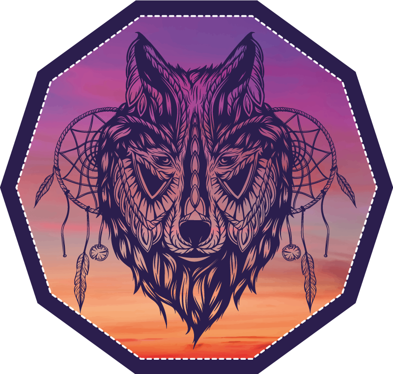 Koberec do ložnice galaxy dreamcatcher - TenStickers