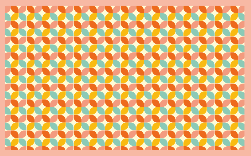 Vícebarevné čtverce geometrické vinylové koberce - TenStickers