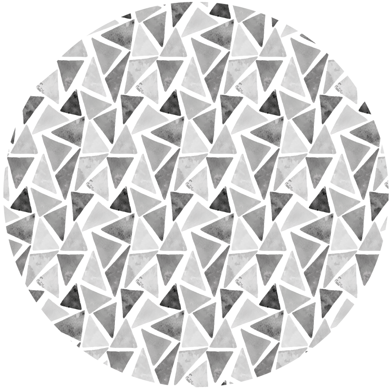 šedé tóny trojúhelníky geometrické vinylové koberce - TenStickers