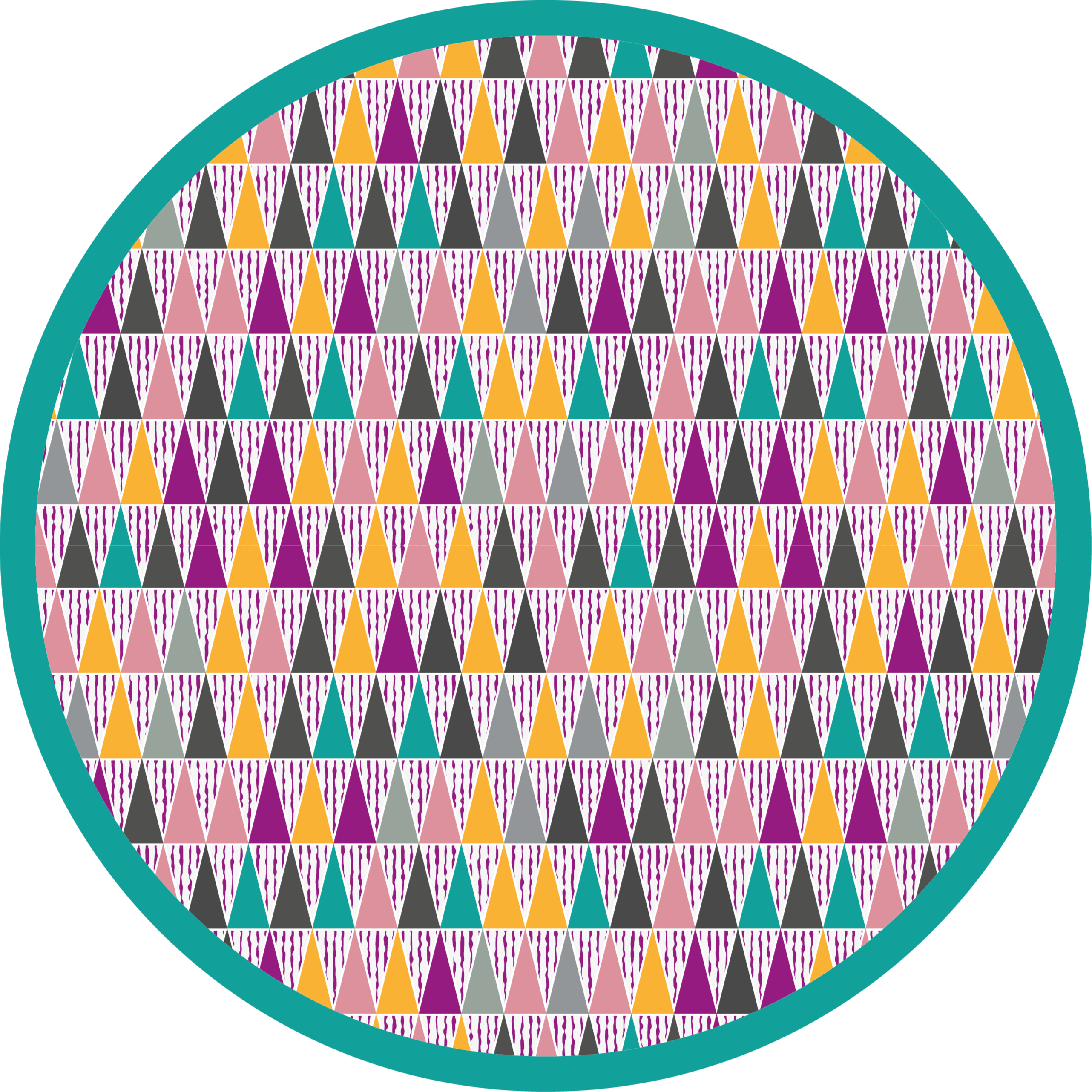 Skandinávský intenzivní barevný severský vinylový koberec - TenStickers