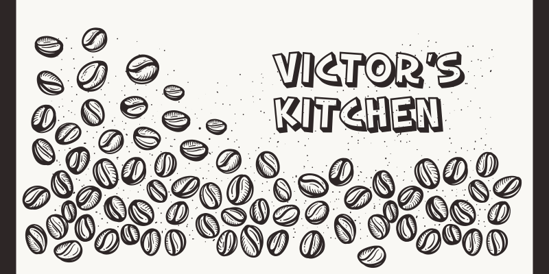 Pozadí s kávová zrna moderní koberec - TenStickers