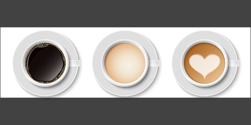 Běžec na šálky kávy Kuchyňský vinylový koberec - TenStickers