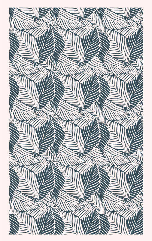 Vintage listový vinylový koberec pro domácí kancelář - TenStickers