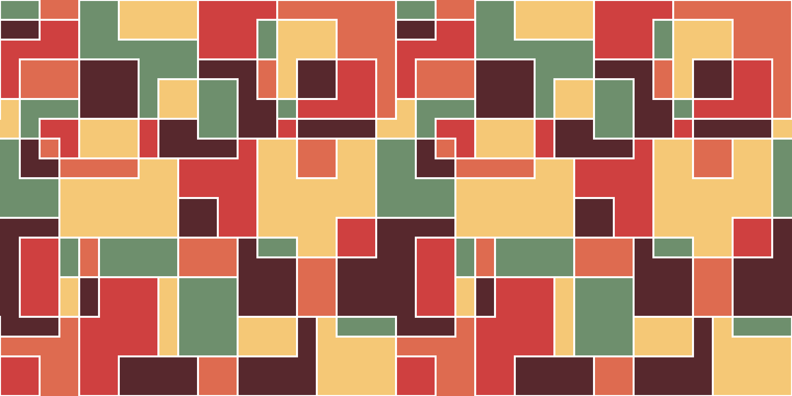 Dlaždice s geometrickými obdélníky - TenStickers