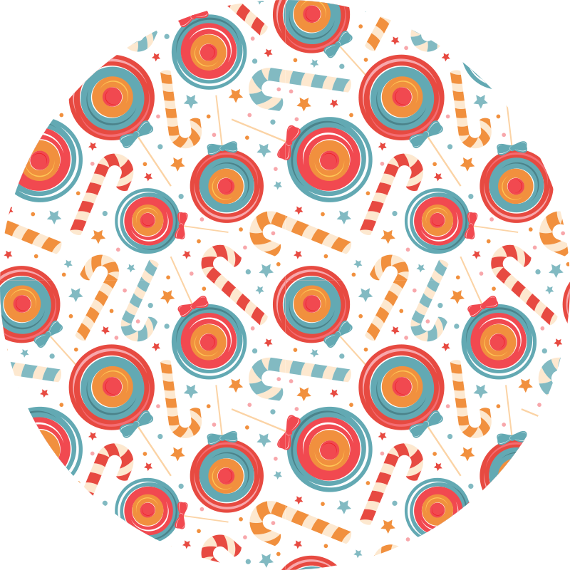 Barevný sladký dětský vinylový koberec - TenStickers