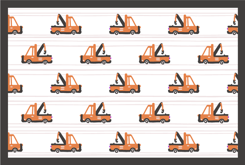 Hračka jeřáb vzor Ostatní Vinylový koberec - TenStickers