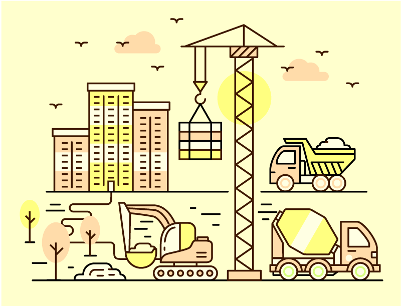 Městská výstavba Ostatní Vinylový koberec - TenStickers