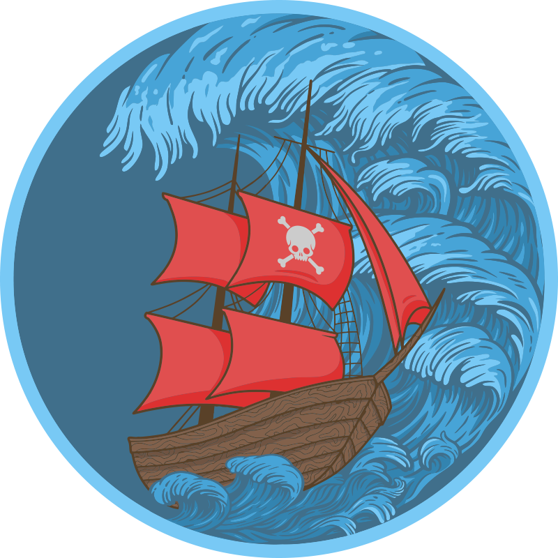 Vinylový koberec pro pirátskou loď - TenStickers