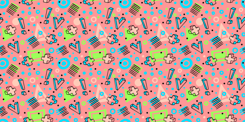 Hravá geometrie Ostatní Vinylový koberec - TenStickers