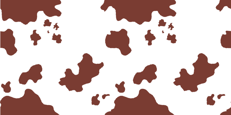 Vinylový koberec z hovězí kůže se zvířecím potiskem - TenStickers