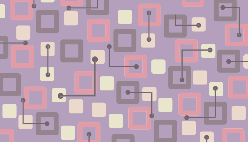 Geometrické obvody Geometrický vinylový koberec - TenStickers