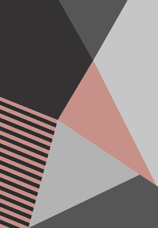 Trojúhelníkový geometrický motiv Moderní vinylový koberec - TenStickers