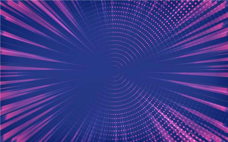 Optické záření Geometrický vinylový koberec - TenStickers