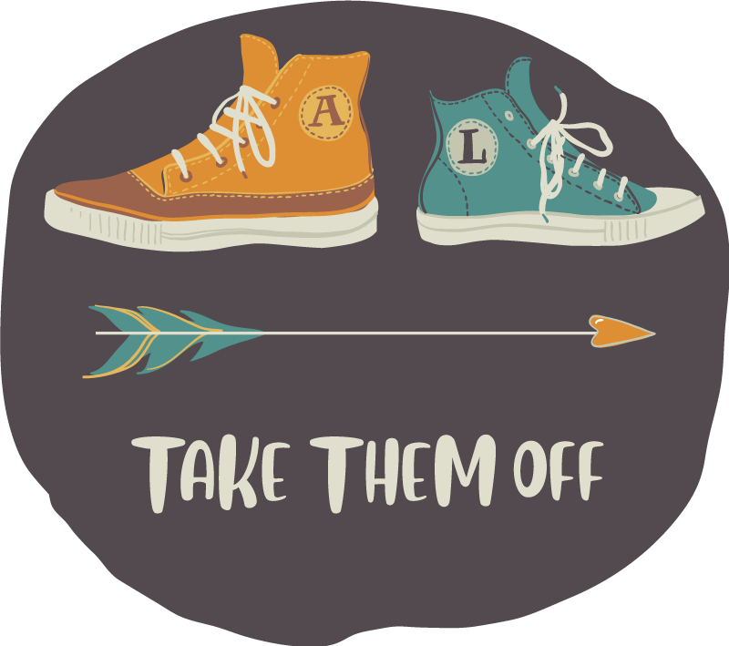 Sundej je Vinylový koberec s frázemi - TenStickers