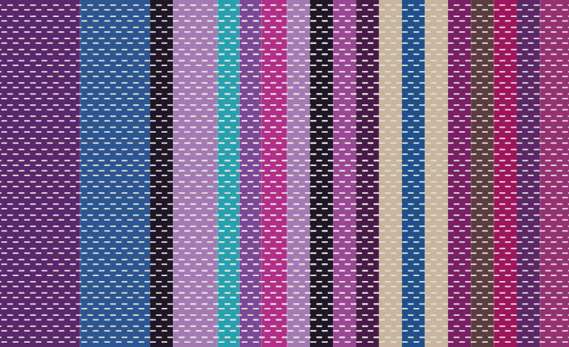 Fialové odstíny textury pruhy koberec - TenStickers