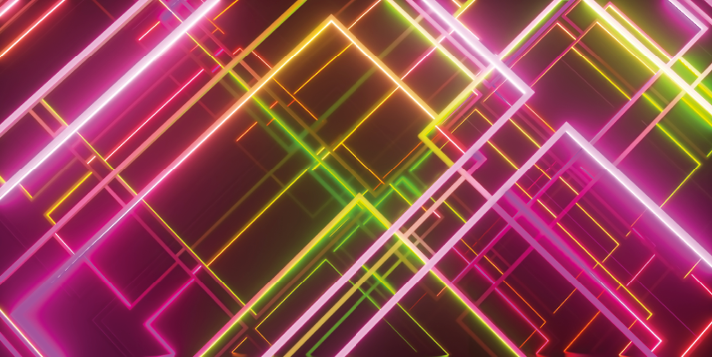 Světelné paprsky pruhy koberec - TenStickers