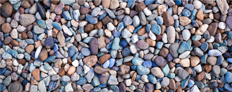 Barevný oblázkový kuchyňský vinylový koberec - TenStickers