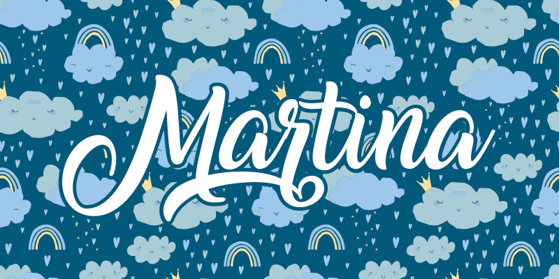 Modré mraky se jménem Ostatní Vinylový koberec - TenStickers