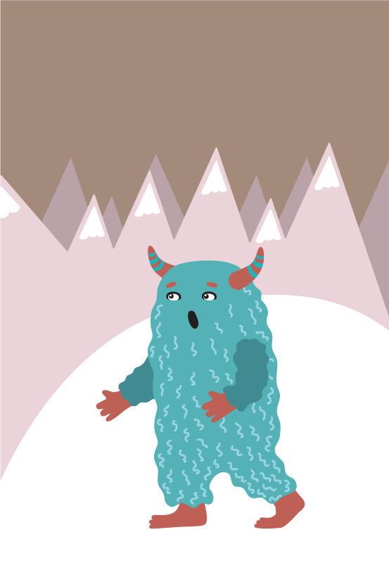 Starověké zlé zvíře severský styl severský koberec - TenStickers