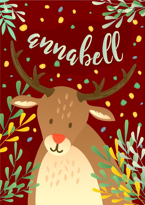 Sob se jménem Vinylový koberec Vánoce - TenStickers