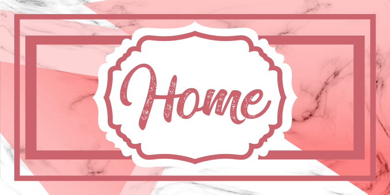 Elegantní domovní prohlášení Vinylový koberec s frázemi - TenStickers