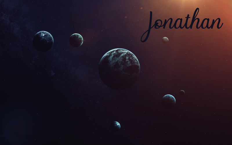 Nebeský design se jménem Vinylový koberec pro teenagery - TenStickers