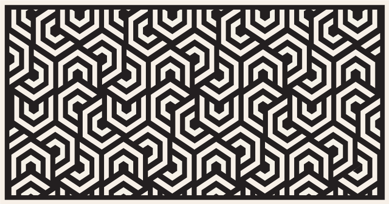 Vintage hypnotický vinylový podlahový koberec - TenStickers