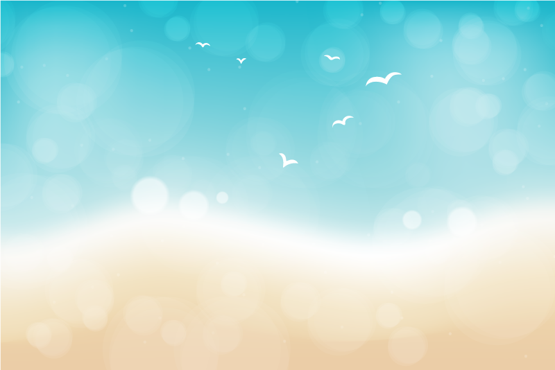 Plážový efekt přírodní vinylový koberec - TenStickers