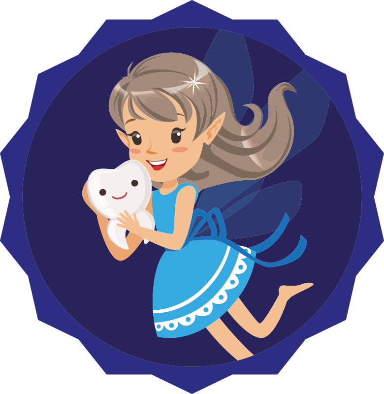 Dobrodružství zoubkové víly Vinylový koberec pro děti - TenStickers