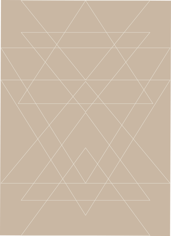 Geometrický vzor rohož Moderní vinylový koberec - TenStickers