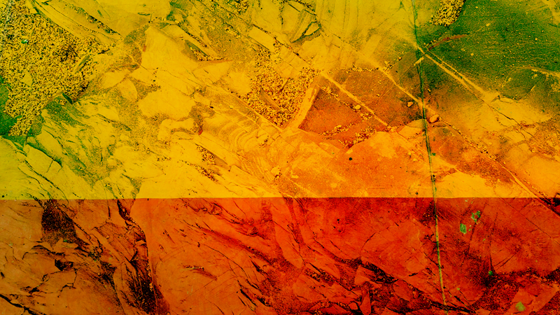 Teplé barevné vrstvy Vinylový koberec s texturou - TenStickers