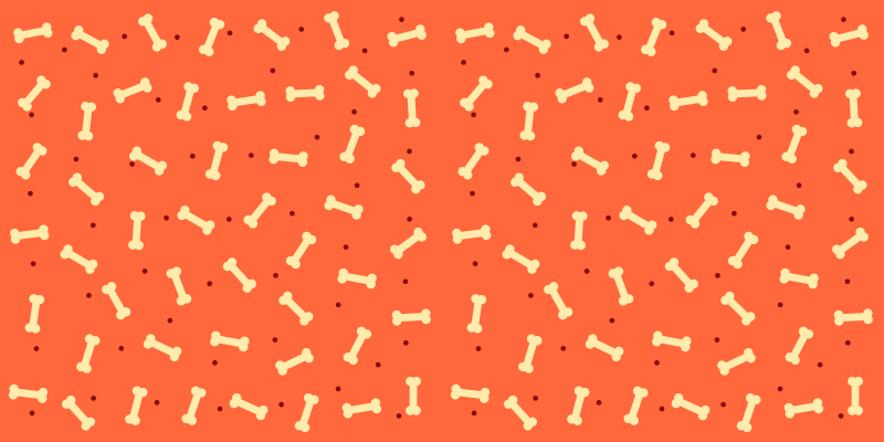 Motiv kosti Vinylový koberec ve vstupní hale - TenStickers