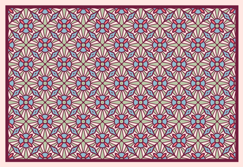 živá kompozice Vinylový koberec obývací pokoj - TenStickers